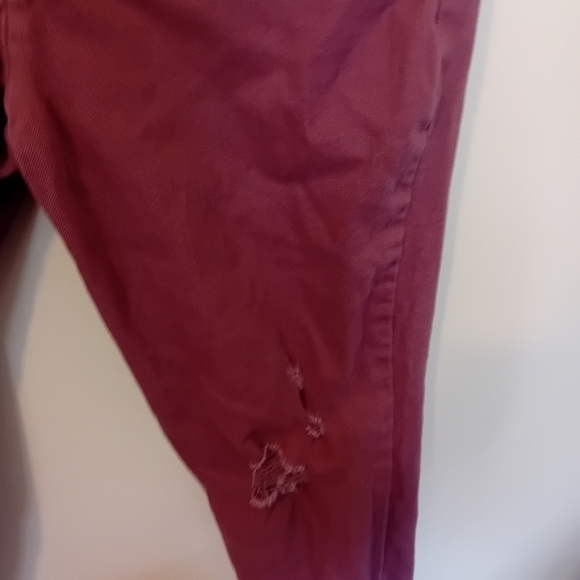 Joe Fresh Light Burgundy Womens Casual Jeans Distressed Size‎ 29 - Picture 4 of 7